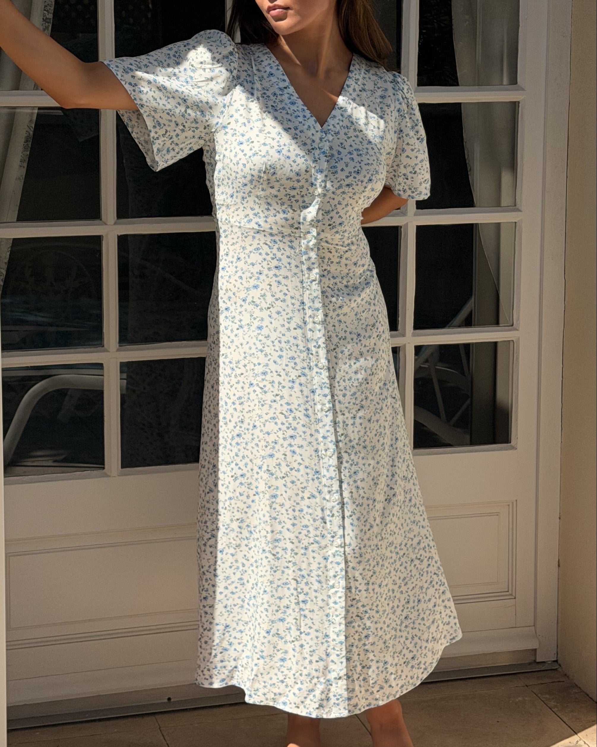 VMALBA Long Dress - Snow White